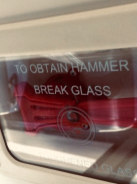 Chicken & Egg on the Megabus. Break Glass with Hammer, but to get the hammer, you need to break the glass.